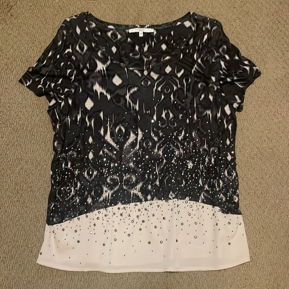 NWOT NEXT UK SPARKLING EMBELLISHED TOP SZ 12 - Picture 3 of 14